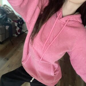 Pink Sherpa Lined Cozy Hoodie